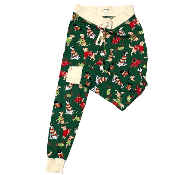 Little Blue House Women’s Green Woofing Christmas Dogs Pajama Set Size L - Picture 6 of 9